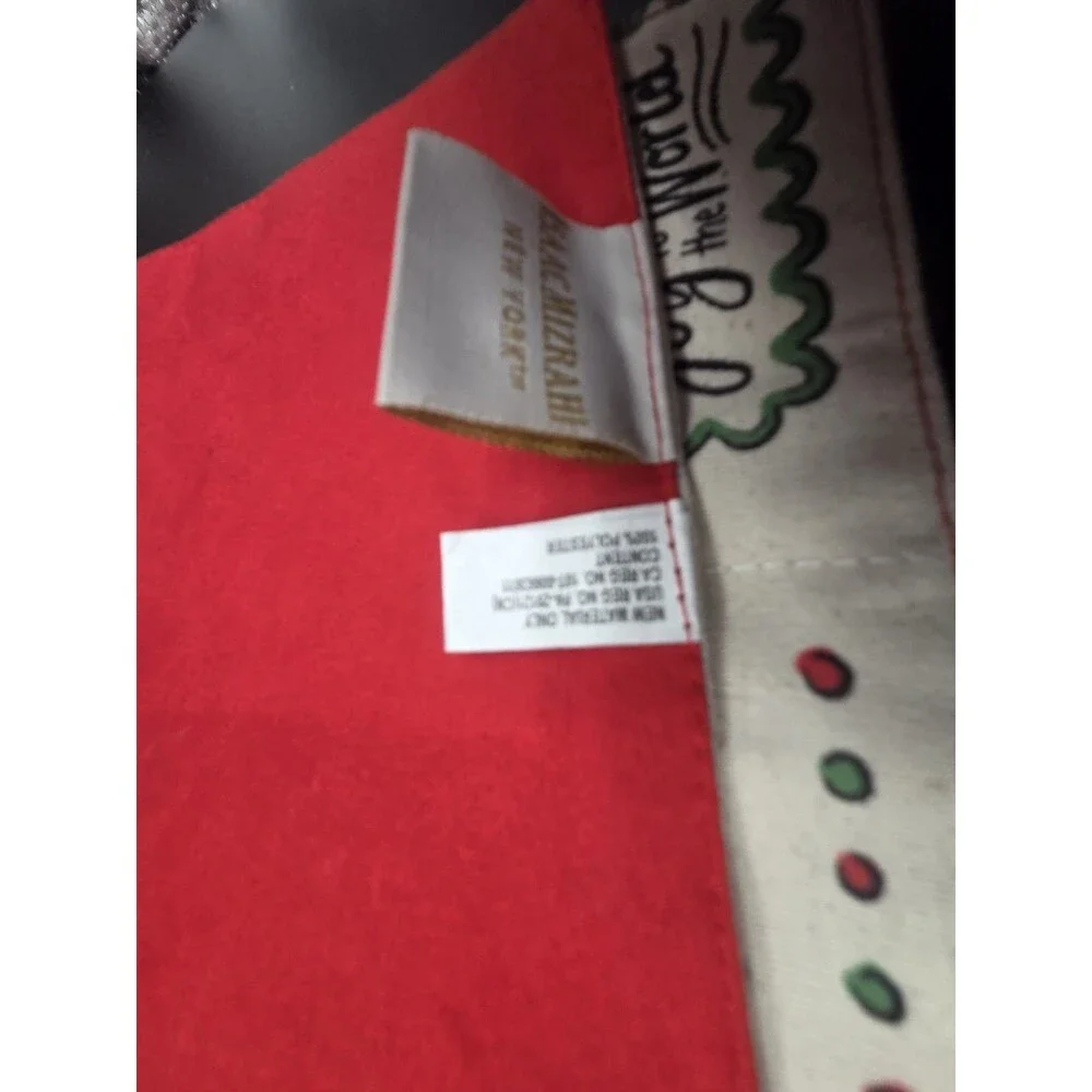 Advent Calendar Christmas Table Runner Red 14